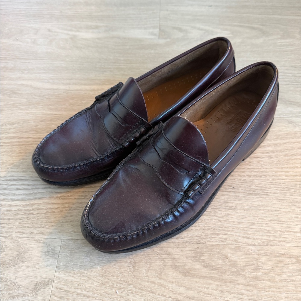 G.H. Bass & Co. Dark Brown Leather Loafers